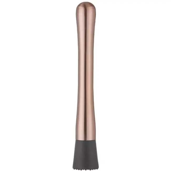 HENDI cocktailstamper - rvs met ABS-bodem - pletten en kneuzen - diameter 30 mm, lengte 210 mm - koperkleur - voor cocktails en alcoholvrije cocktails