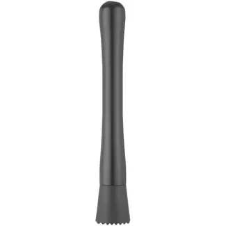 HENDI Cocktailstamper - rvs en ABS - pletten en kneuzen - 3 cm x 21 cm - zwart - cocktails