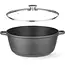 HENDI Braadpan met antiaanbaklaag, 7L, Zwart, 367x290x(H)122mm Braadpan met antiaanbaklaag
