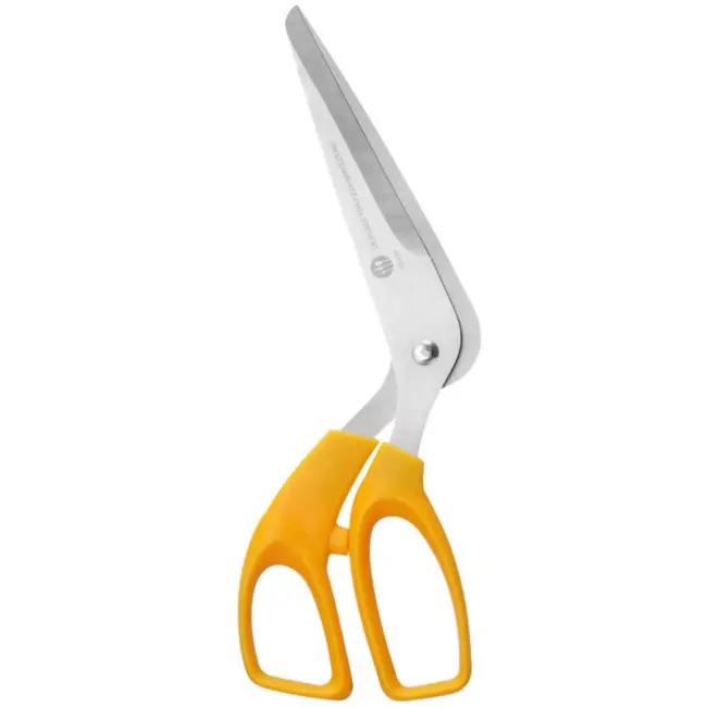 HENDI pizzaschaar - roestvast staal met polypropyleen greep - robuuste uitvoering, verschuift beleg niet - 245x88 mm - oranje - voor Napolitaanse pizza