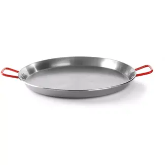 HENDI paellapan - koolstofstaal - 2 handgrepen - diameter 55 cm x 10 cm - voor gas en barbecue