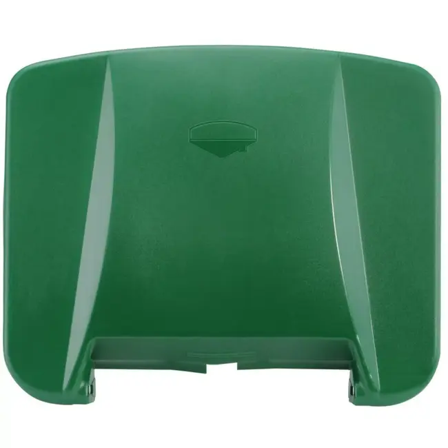 HENDI afvalbakdeksel - polypropyleen kunststof - afsluitdeksel - 50,5 x 41,5 cm - groen - universeel voor afvalbak