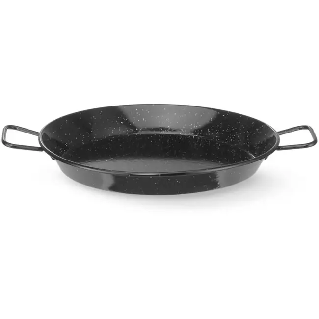 HENDI paellapan - geemailleerd plaatstaal - diameter 34 cm x 5 cm - koken en opdienen