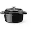 HENDI Braadpan geëmailleerd gietijzer, 0,27L, Zwart, 130x100x(H)48mm Braadpan geëmailleerd gietijzer