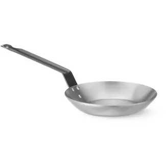 HENDI Koekenpan lyonnaise - koolstofstaal - aanbraden/sauteren - 21 x 10 cm - inductie/oven