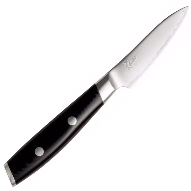 Yaxell Officemes 8 cm – VG10 roestvrij staal – zwart – schillen van groente en fruit