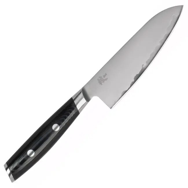 Yaxell Santokumes - 3-laags VG10 RVS - 12,5 cm - zwart - HRC 61 - snijden groente, vlees, vis