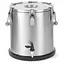 HENDI Thermocontainer roestvast staal met kraan 20 liter ⌀330x360 mm zilver voor catering