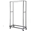 AmerBox stoelenkar - gepoedercoat koolstofstaal - 114 x 49,2 x 189,5 cm - transport, opslag en bescherming - voor 25 stoelen - 2 vaste en 2 zwenkwielen met remmen