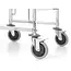 HENDI Afruimwagen roestvast staal - 15 niveaus voor transport van bakken 600x400 mm - 470x620x1735 mm - zilver - professionele keuken