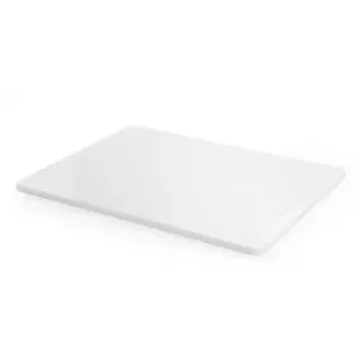 HENDI Snijplank - HDPE polyethyleen - antislipvoeten, universeel - 45x30 cm - wit - geschikt voor voedselcontact