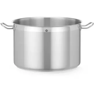 HENDI Kookpan roestvast staal zonder deksel - 23,2 L - 36x23,6 cm - meerlagenbodem - inductie