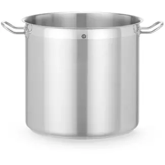 HENDI Kookpan hoog - roestvast staal - zonder deksel - 24 liter - diameter 32 cm, hoogte 30,6 cm - zilver - geschikt voor alle warmtebronnen