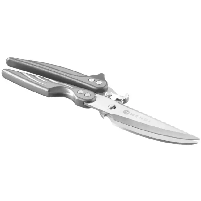 HENDI Wild- en pluimveeschaar - roestvast staal en aluminium - demonteerbaar - 26,5 cm