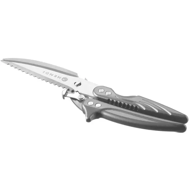 HENDI Wild- en pluimveeschaar - roestvast staal en aluminium - demonteerbaar - 26,5 cm