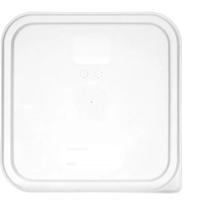 HENDI Containerdeksel - polypropyleen - 19x19 cm - transparant - bpa-vrij - voedselbewaring