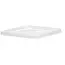 HENDI Containerdeksel - polypropyleen - 19x19 cm - transparant - bpa-vrij - voedselbewaring