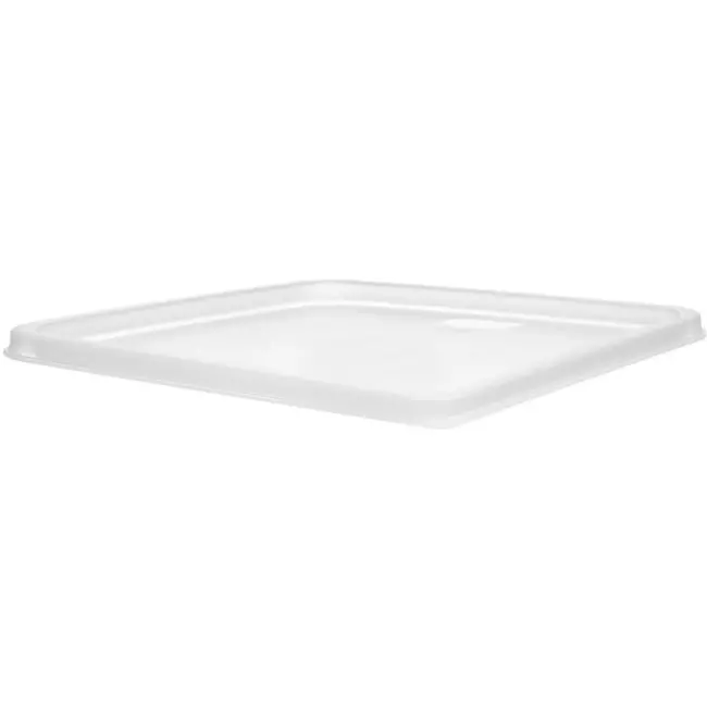 HENDI deksel voor voedselcontainer - duurzaam polypropyleen - BPA-vrij, magnetron- en vaatwasmachinebestendig - 29x29 cm - transparant - voor voedselopslag