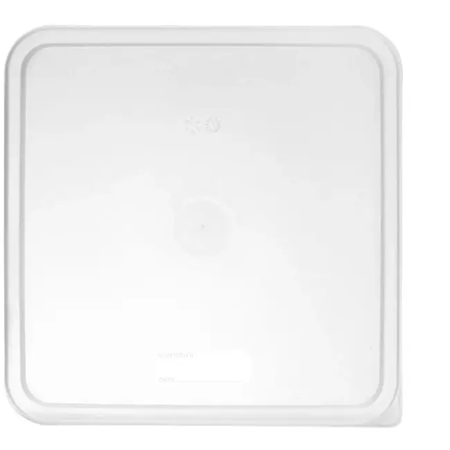 HENDI deksel voor voedselcontainer - duurzaam polypropyleen - BPA-vrij, magnetron- en vaatwasmachinebestendig - 29x29 cm - transparant - voor voedselopslag