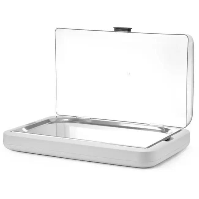 HENDI Koeldisplay GN 1/1 - kunststof, rvs bak, koelelement - 59,3x38,9x14,7 cm - wit buffet