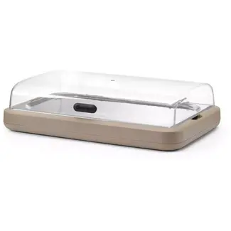 HENDI Koeldisplay GN 1/1 - polypropyleen - 59,3x38,9x14,7 cm - beige - buffetpresentatie