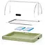 HENDI Koelvitrine met roldeksel - ABS behuizing, roestvaststalen plateau 40 x 30 cm - 46 x 35,5 x 22 cm - groen - met koelelementen - voor buffetpresentatie