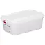 HENDI GN-bak 1/4 - polypropyleen - luchtdicht, stapelbaar met deksel - 26,5x16,2x10 cm - transparant - 2,8 liter - voedselopslag horeca