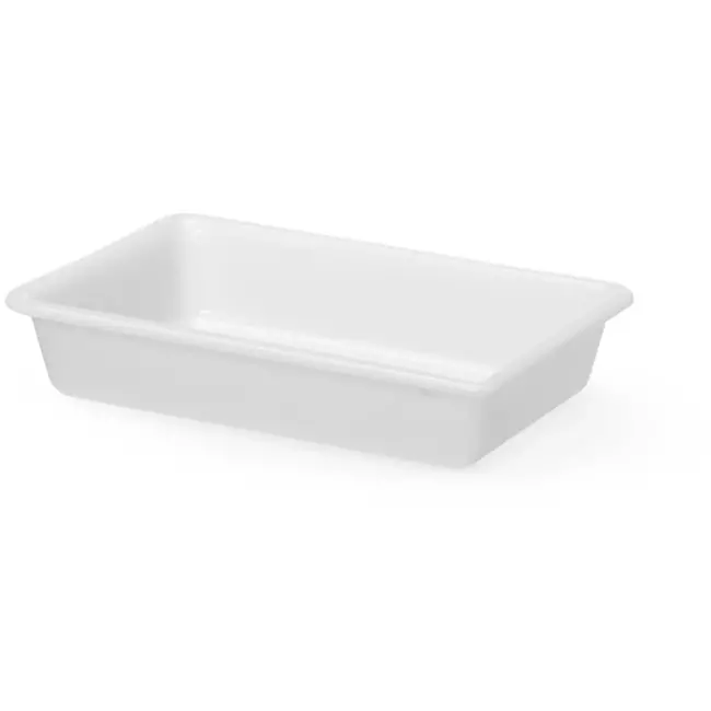 HENDI Bereidingsbak polyethyleen - 3 liter - 340x235x70 mm - wit - voedselbereiding en opslag