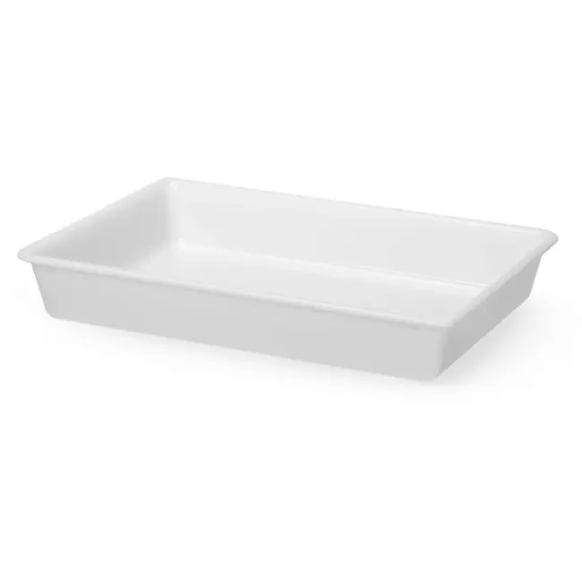 HENDI Bereidingsbak polyethyleen 12 liter wit voor voedselbereiding en opslag in de keuken