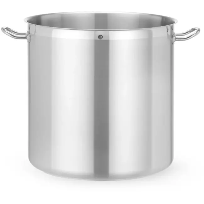 HENDI Kookpan hoog - rvs met aluminium sandwichbodem - zonder deksel - 50 liter - diameter 40 cm, hoogte 40,6 cm - zilverkleurig - geschikt voor alle warmtebronnen