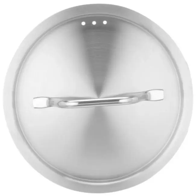 HENDI Pannendeksel - rvs 18/8 - diameter 16 cm - zilverkleurig - afdekken - voor pannen