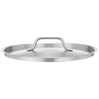 HENDI Pannendeksel - roestvast staal 18/8 - 28 cm x 5,2 cm - zilver - voor kookpannen