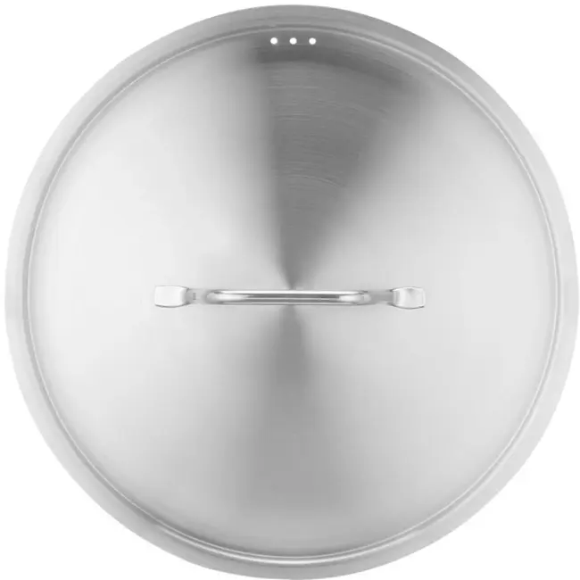 HENDI Pannendeksel - roestvast staal 18/8 - 28 cm x 5,2 cm - zilver - voor kookpannen