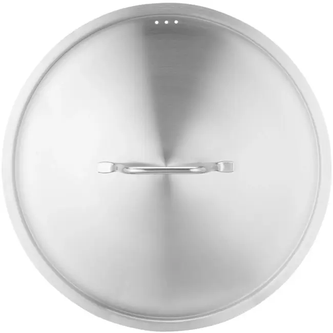 HENDI Pannendeksel rvs 18/8 - warmtebehoud - 32 cm, hoogte 5,3 cm - zilver - voor pannen