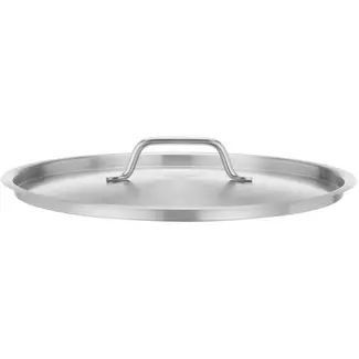 HENDI Pannendeksel rvs 18/8 - warmtebehoud - 32 cm, hoogte 5,3 cm - zilver - voor pannen