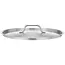 HENDI Pannendeksel rvs 18/8 - warmtebehoud - 32 cm, hoogte 5,3 cm - zilver - voor pannen