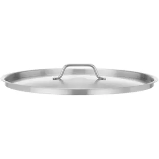 HENDI pannendeksel - rvs 18/8 - sluit kookpannen af - diameter 40 cm x hoogte 5,6 cm - zilver