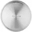 HENDI Pannendeksel - roestvast staal 18/8 - warmtebehoud en spatbescherming - 45 cm diameter, 6,8 cm hoog - zilverkleurig - professionele keukens