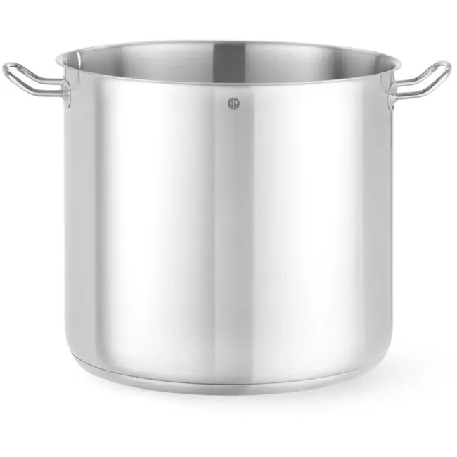 HENDI Stoofpan hoog - roestvast staal 18/0 - 32 l - dia 36 x h 32 cm - zonder deksel - zilver