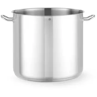 HENDI Hoge rvs stoofpan, 45 l, diameter 40 cm, hoogte 36 cm, zilver, zonder deksel, inductie