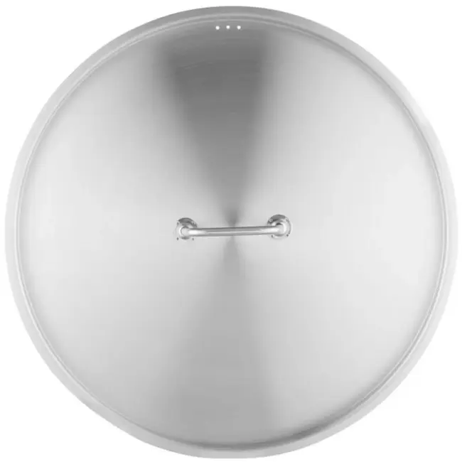 HENDI Deksel voor stoofpan - roestvast staal - houdt warmte vast - 40 cm - zilverkleurig