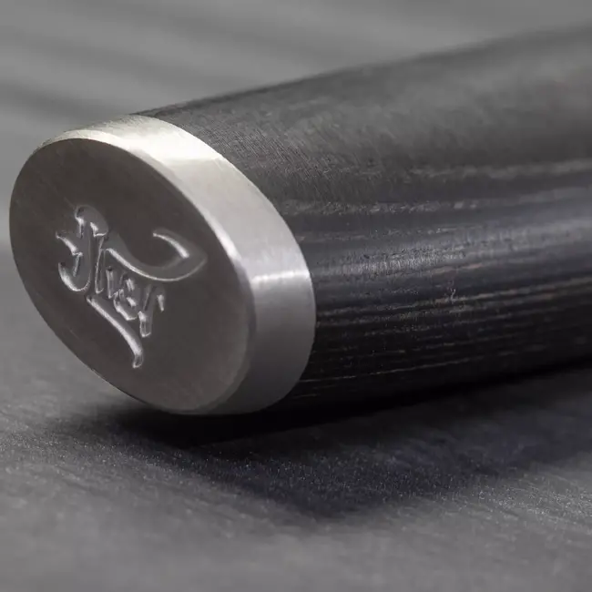 Yaxell Taishi Broodmes 25 cm – VG-10 Staal – Hardheid 61 HRC – Tsuchime Afwerking – Gehamerd Lemmet – Zwart Pakka Beukenhout Handvat