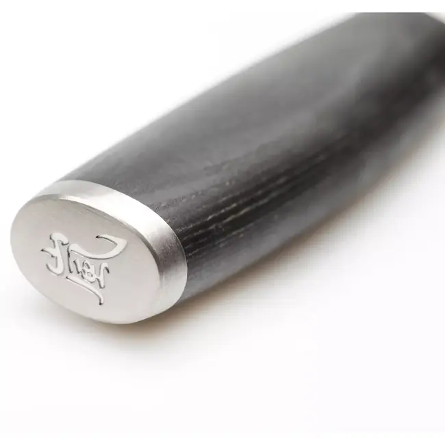 Yaxell Taishi Sashimi Fileermes 23 cm – VG-10 Staal – Hardheid 61 HRC – Tsuchime Afwerking – Gehamerd Lemmet – Zwart Pakka Beukenhout Handvat