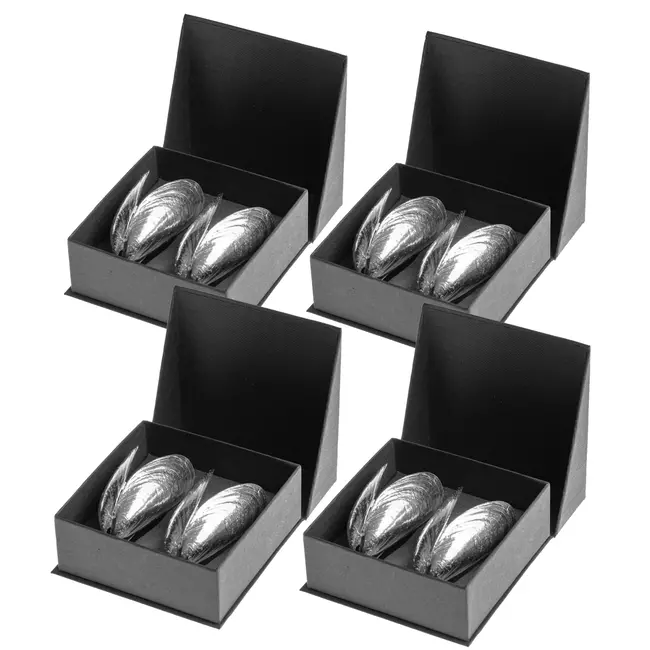 Anovi Zeeuws Mosselbestek – Authentiek en Elegant – 4 x 2 Stuks in Geschenkverpakking