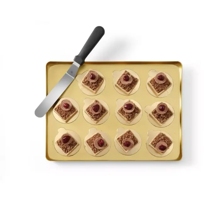 HENDI Presentatieblad - aluminium - 30 x 20 x 2 cm - voor zoetwaren