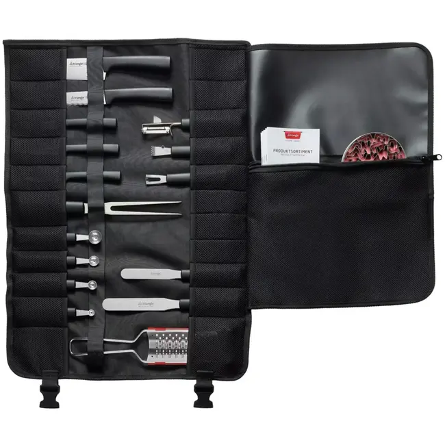 Triangle Ruime Kookroltas met 24 Vakken – Ideaal voor Keukenhulpjes en Messen