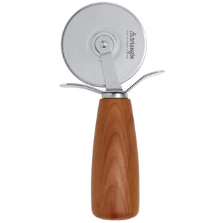 Triangle SOUL Pizzasnijder met Kersenhouten Heft – 6 cm Lemmet – Duits Vakmanschap
