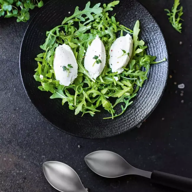 Triangle Quenelle Lepel Klein – 6 cm – Roestvrij Staal – Ergonomisch – Vaatwasserbestendig