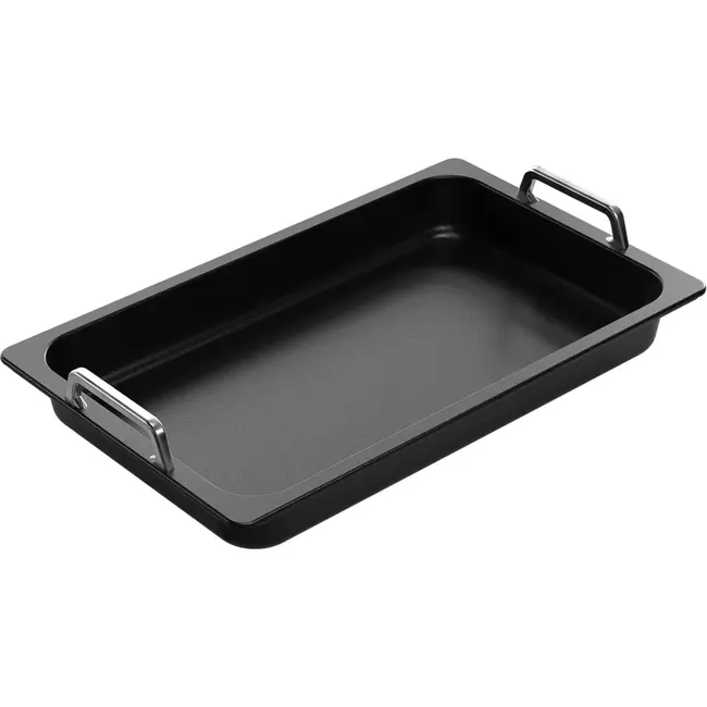 AMT Gastroguss Gastronorm bak GN 1/1 hoogte 5,5 cm met handgrepen LOTAN® antiaanbaklaag geschikt voor alle warmtebronnen incl. inductie