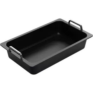 AMT Gastroguss Gastronorm bak GN 1/1 hoogte 10 cm met handgrepen LOTAN® antiaanbaklaag geschikt voor alle warmtebronnen incl. inductie